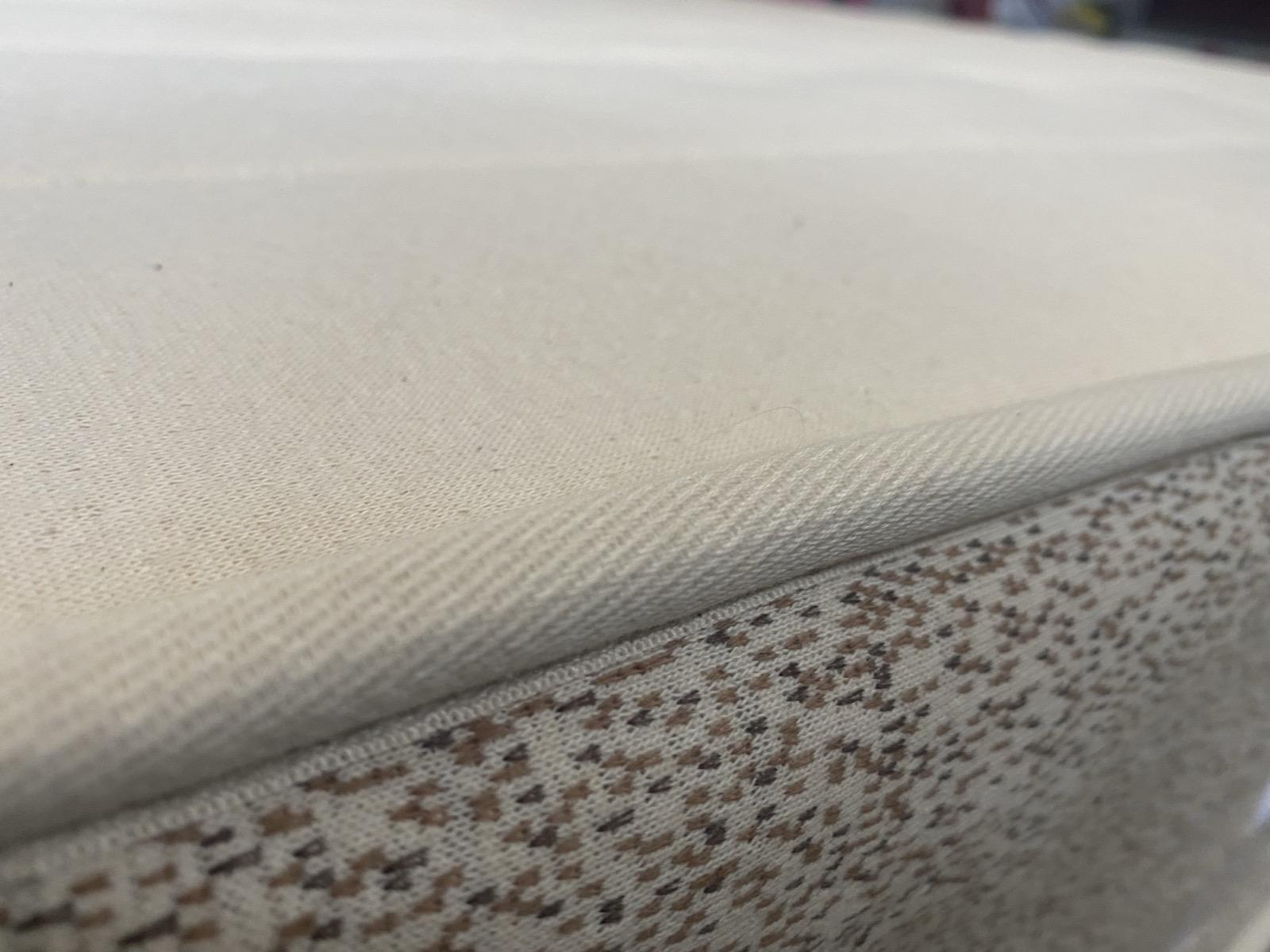Birch mattress cover close-up